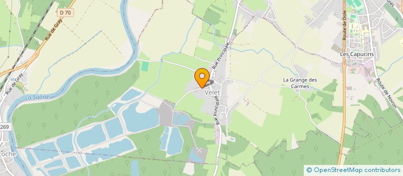 localisation de l'entreprise MONSIEUR PATRICK BOURGUIGNON  VELET