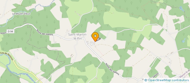 localisation de l'entreprise MONSIEUR PATRICK BOURIN  NONTRON