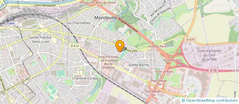 localisation de l'entreprise MONSIEUR PATRICK BOURNOUVILLE  MONDEVILLE