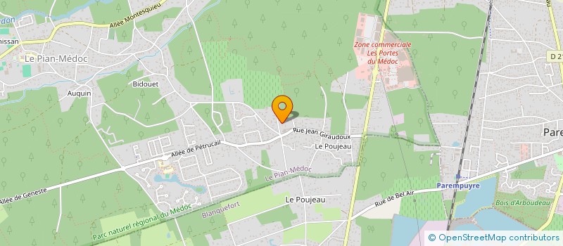 localisation de l'entreprise MONSIEUR PATRICK BOURQUIN  LE PIAN-MEDOC