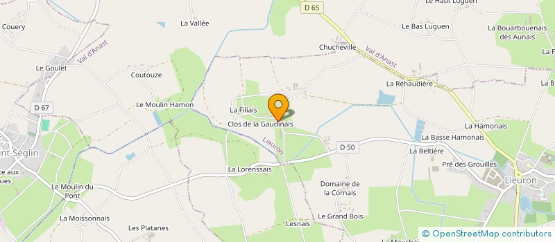 localisation de l'entreprise MONSIEUR PATRICK BOURREE à LIEURON