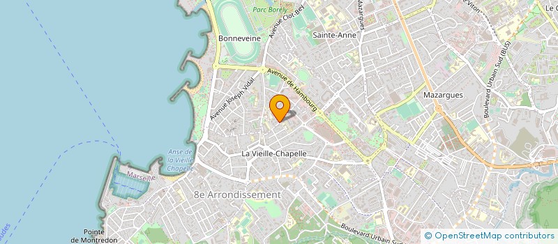 localisation de l'entreprise MONSIEUR PATRICK BOURRILLON  MARSEILLE