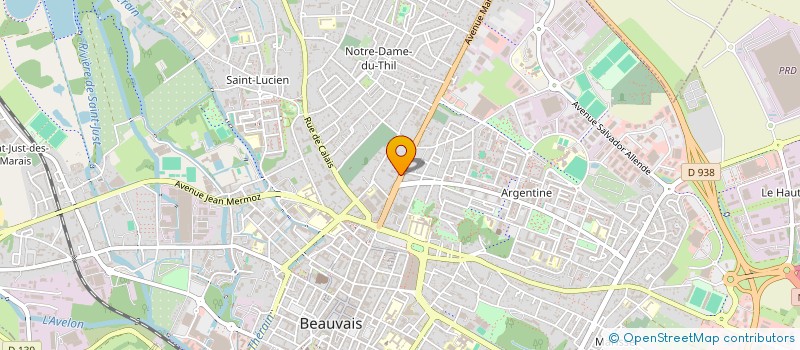 localisation de l'entreprise MONSIEUR PATRICK BOURY  BEAUVAIS