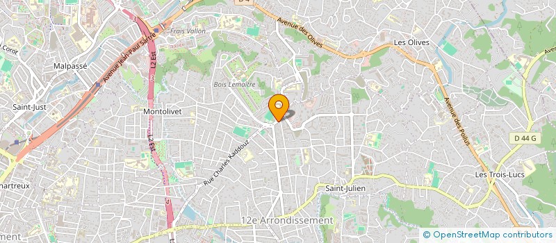 localisation de l'entreprise MONSIEUR PATRICK BOUSQUET  MARSEILLE