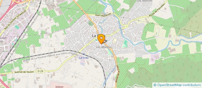 localisation de l'entreprise MONSIEUR PATRICK BOUTCHAMA à LA CRAU