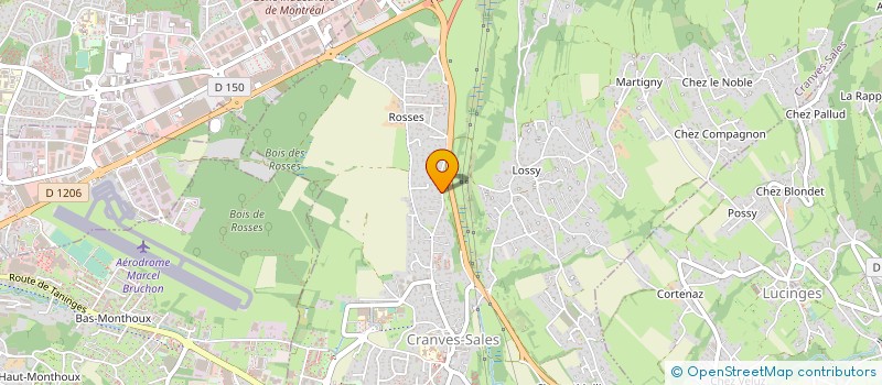 localisation de l'entreprise MONSIEUR PATRICK BOUVIER à CRANVES-SALES