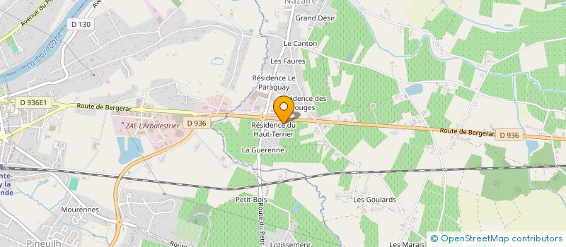 localisation de l'entreprise MONSIEUR PATRICK BOUYSSET  SAINT-AVIT-SAINT-NAZAIRE