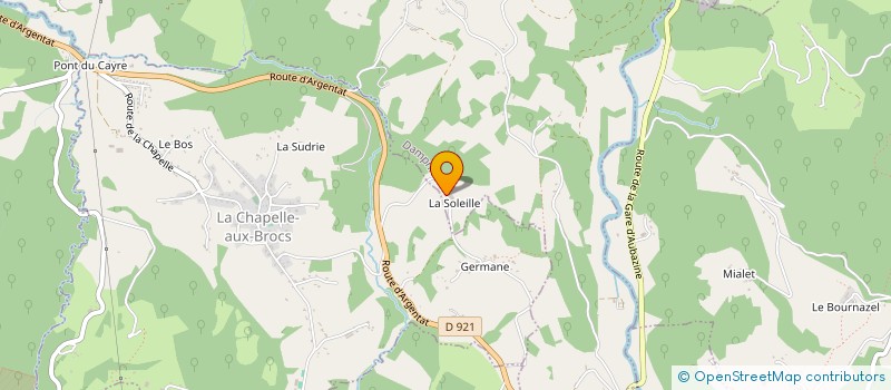 localisation de l'entreprise MONSIEUR PATRICK BOUYT  DAMPNIAT