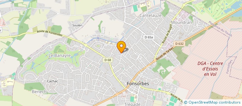 localisation de l'entreprise MONSIEUR PATRICK BOYER  FONSORBES