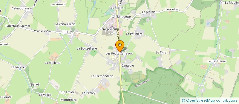 localisation de l'entreprise MONSIEUR PATRICK BOYER  LE MOLAY-LITTRY