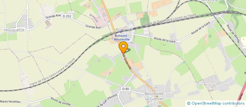 localisation de l'entreprise MONSIEUR PATRICK BOYERE  BEUZEVILLE-LA-GRENIER