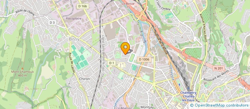 localisation de l'entreprise MONSIEUR PATRICK BOZIO-MADE  CHAMBERY