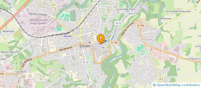 localisation de l'entreprise MONSIEUR PATRICK BRASSIER  DINAN
