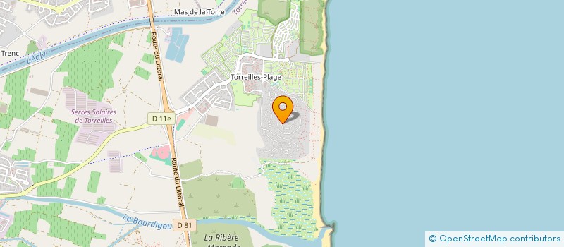 localisation de l'entreprise MONSIEUR PATRICK BREDA  TORREILLES