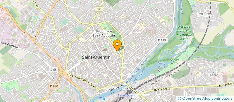 localisation de l'entreprise MONSIEUR PATRICK BREGEON à SAINT-QUENTIN
