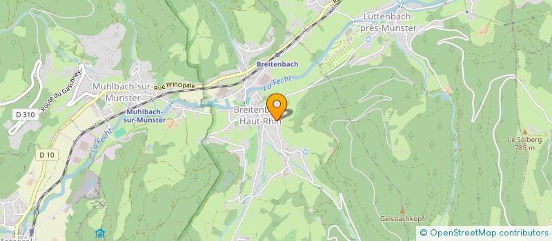 localisation de l'entreprise MONSIEUR PATRICK BREITEL à BREITENBACH-HAUT-RHIN