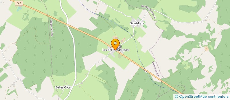 localisation de l'entreprise MONSIEUR PATRICK BRENEY  VILLERS-LE-SEC