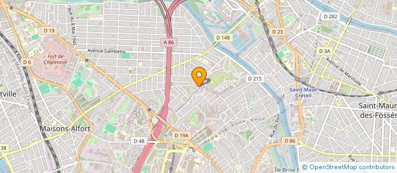 localisation de l'entreprise MONSIEUR PATRICK BRENNER PEREIRA DA SILVA  MAISONS-ALFORT