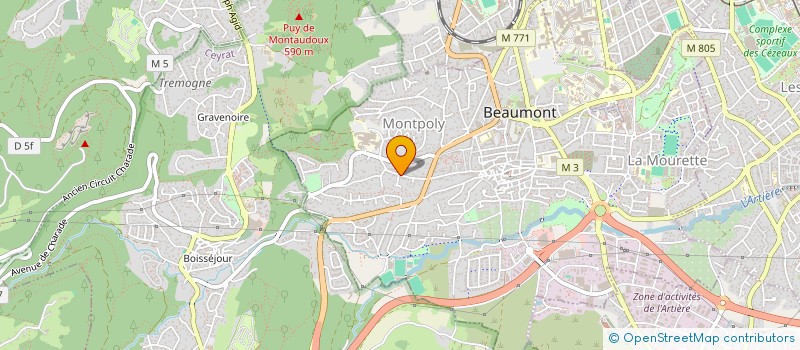 localisation de l'entreprise MONSIEUR PATRICK BRENON  BEAUMONT