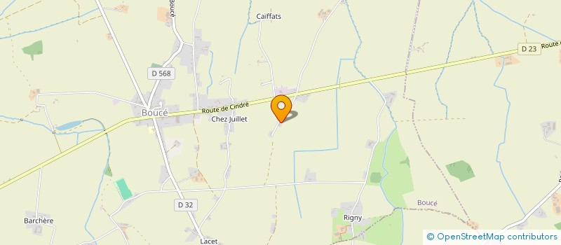 localisation de l'entreprise MONSIEUR PATRICK BRENON  BOUCE