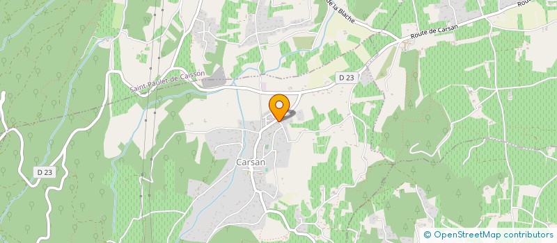 localisation de l'entreprise MONSIEUR PATRICK BRETON  CARSAN