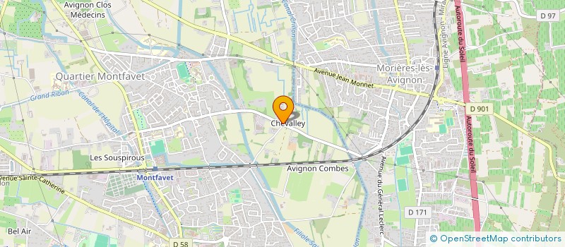 localisation de l'entreprise MONSIEUR PATRICK BRIAVAL  AVIGNON