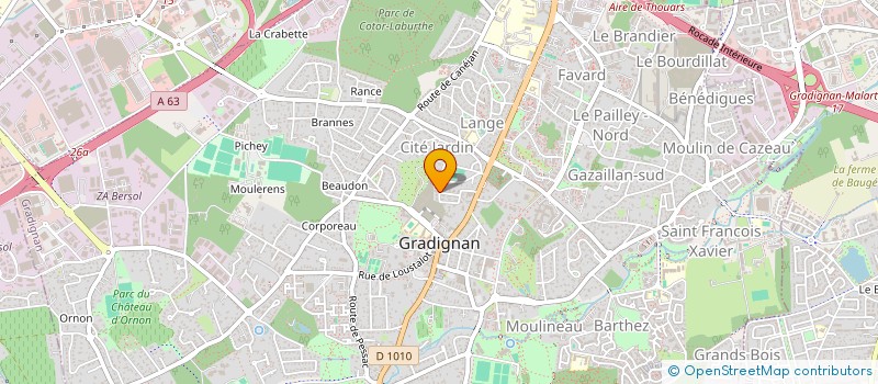 localisation de l'entreprise MONSIEUR PATRICK BRIEDA  GRADIGNAN