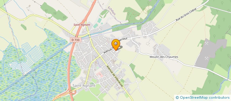 localisation de l'entreprise MONSIEUR PATRICK BRIET  SAINT-AGNANT