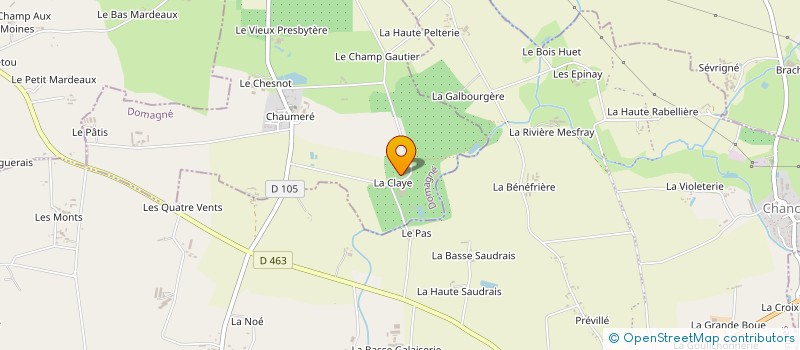 localisation de l'entreprise MONSIEUR PATRICK BRILLAND à DOMAGNE