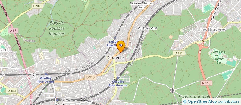 localisation de l'entreprise MONSIEUR PATRICK BRIZOU à CHAVILLE