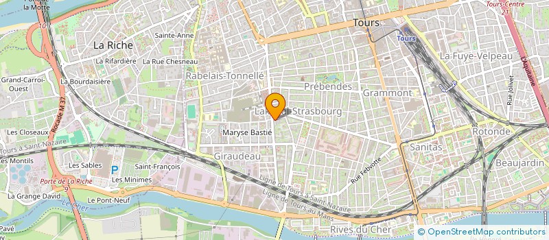 localisation de l'entreprise MONSIEUR PATRICK BROCHARD  TOURS