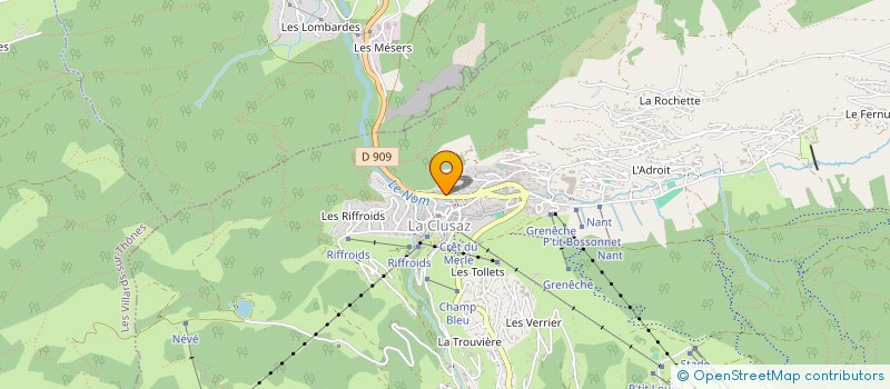 localisation de l'entreprise MONSIEUR PATRICK BROCHIER à LA CLUSAZ