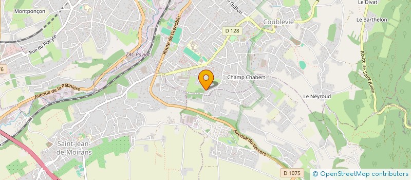 localisation de l'entreprise MONSIEUR PATRICK BROCHIER  COUBLEVIE