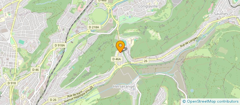 localisation de l'entreprise MONSIEUR PATRICK BROGGIO  HERSERANGE