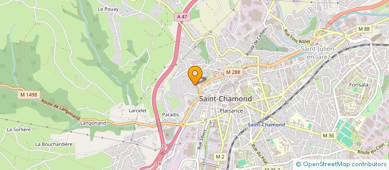 localisation de l'entreprise MONSIEUR PATRICK BROSSE  VALFLEURY