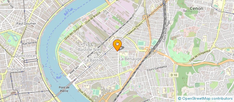 localisation de l'entreprise MONSIEUR PATRICK BROUQUE à BORDEAUX