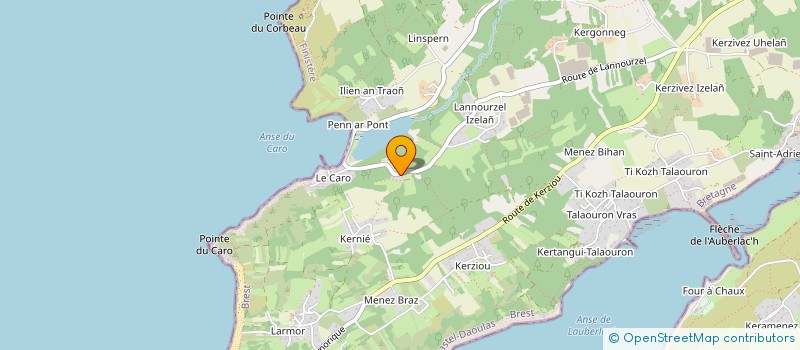 localisation de l'entreprise MONSIEUR PATRICK BRUC  PLOUGASTEL-DAOULAS