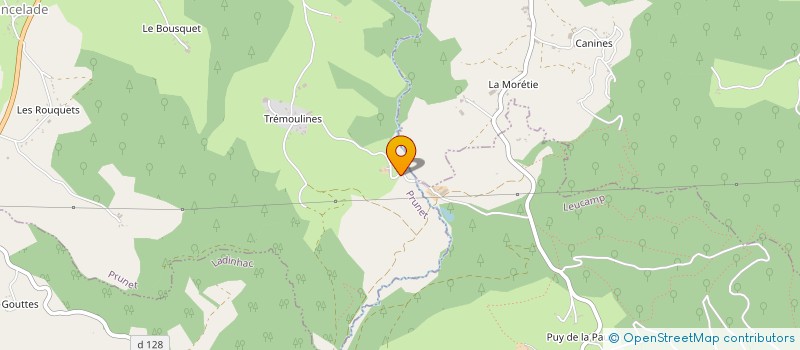localisation de l'entreprise MONSIEUR PATRICK BRUEL à PRUNET