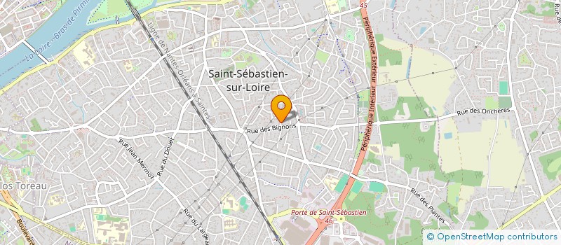 localisation de l'entreprise MONSIEUR PATRICK BRUERE  SAINT-SEBASTIEN-SUR-LOIRE