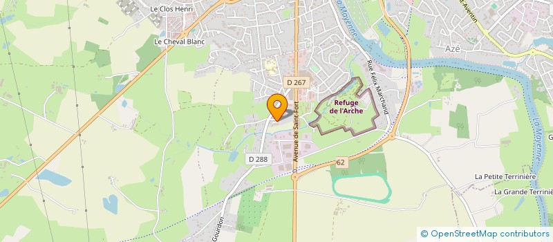 localisation de l'entreprise MONSIEUR PATRICK BRUGIER à CHATEAU-GONTIER-SUR-MAYENNE