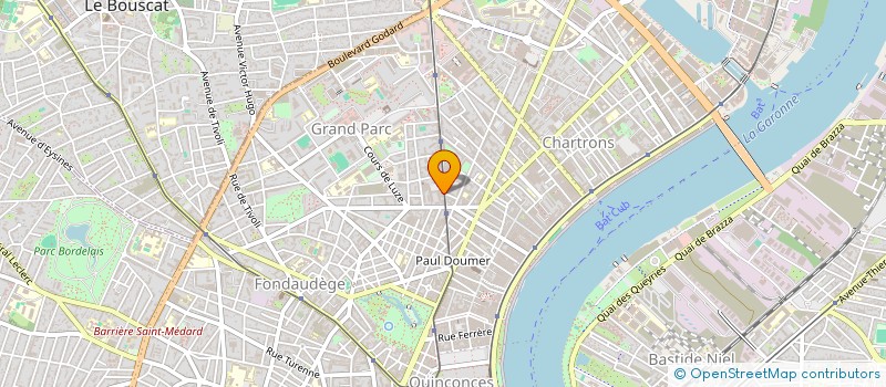 localisation de l'entreprise MONSIEUR PATRICK BRUN  BORDEAUX