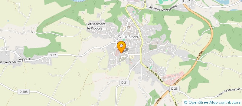 localisation de l'entreprise MONSIEUR PATRICK BRUNEEL à SAINT-SEVER
