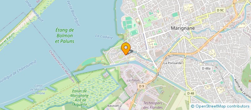 localisation de l'entreprise MONSIEUR PATRICK BRUNEL  MARIGNANE