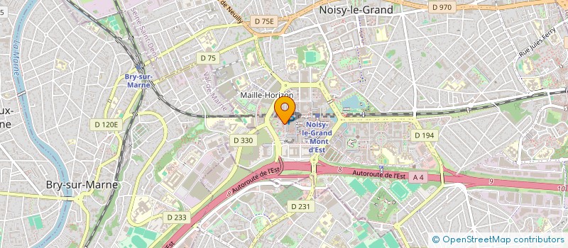 localisation de l'entreprise MONSIEUR PATRICK BRUNET à NOISY-LE-GRAND