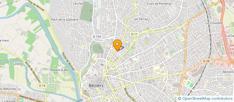 localisation de l'entreprise MONSIEUR PATRICK BRUNET à BEZIERS