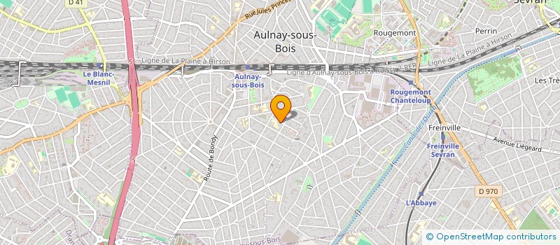localisation de l'entreprise MONSIEUR PATRICK BRUZZI à AULNAY-SOUS-BOIS