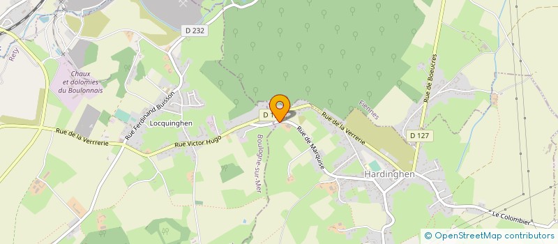 localisation de l'entreprise MONSIEUR PATRICK BUCAMP  HARDINGHEN