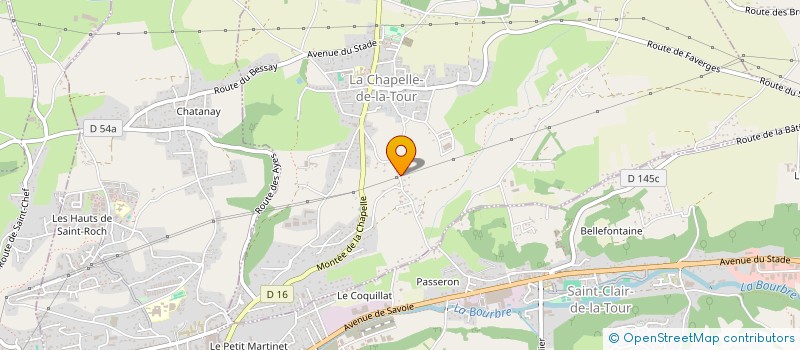 localisation de l'entreprise MONSIEUR PATRICK BUCLON  LA CHAPELLE-DE-LA-TOUR