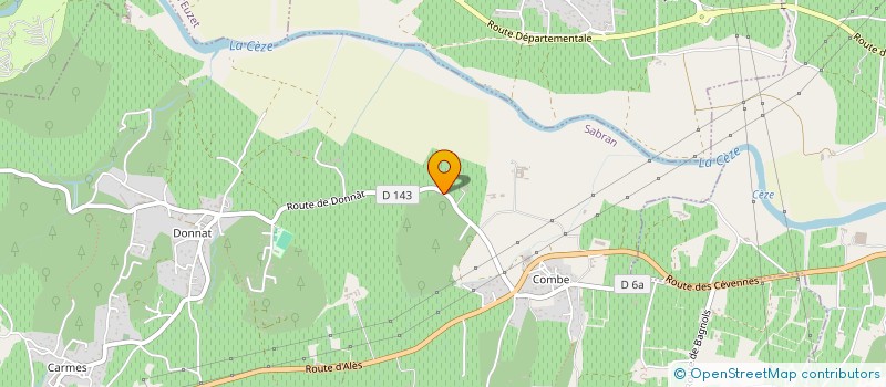 localisation de l'entreprise MONSIEUR PATRICK BUISSON  SABRAN