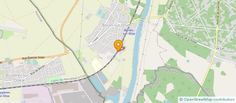 localisation de l'entreprise MONSIEUR PATRICK BUJACK à BORAN-SUR-OISE